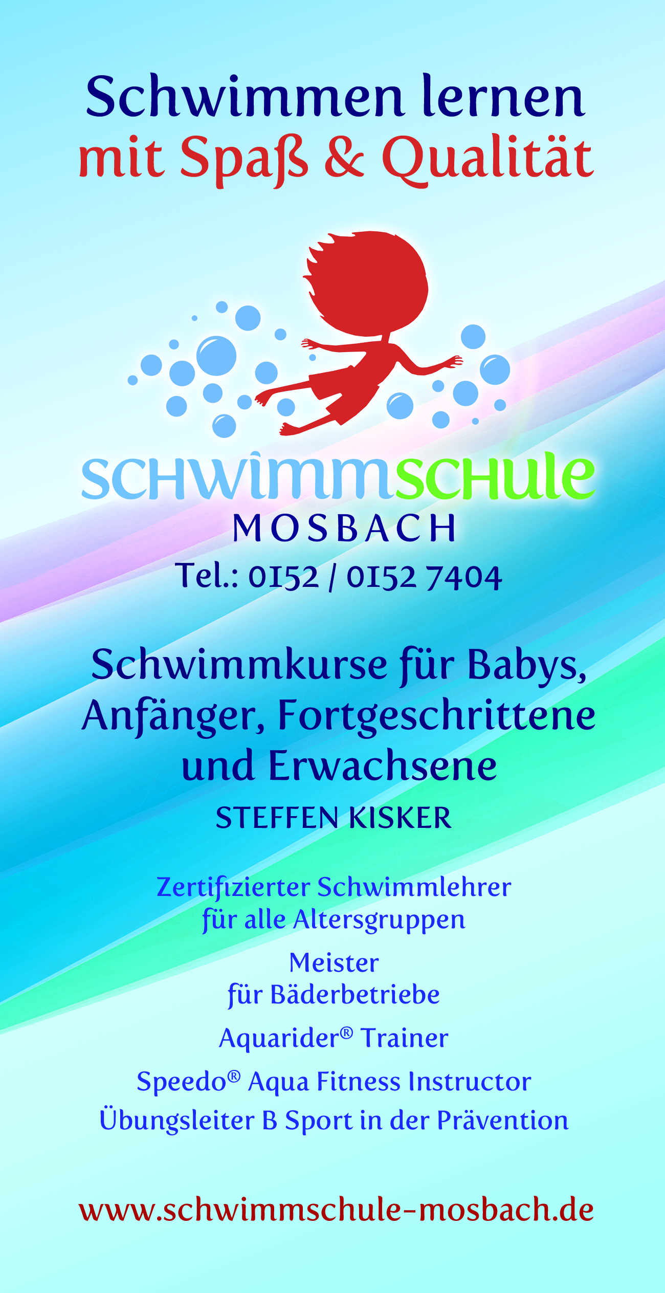Schwimmschule Mosbach Flyer